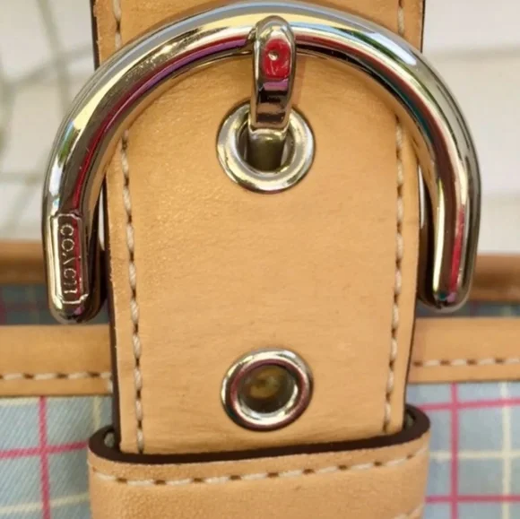 COACH Soho Tattersall Twill Tote Style 1823 – 2004 Vintage - Picture 4 of 11